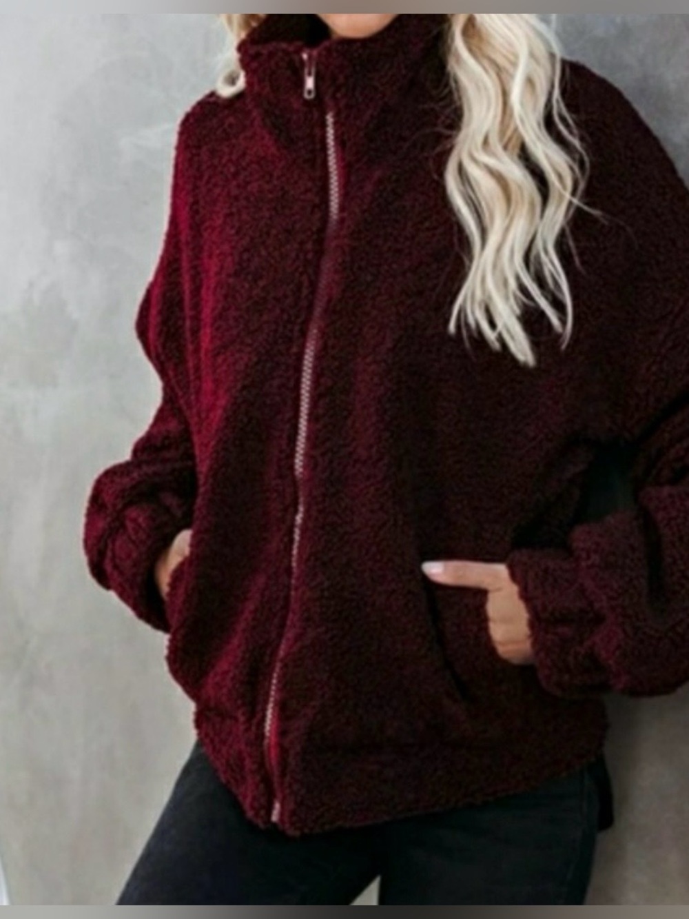 VICI COLLECTION TEDDY COAT